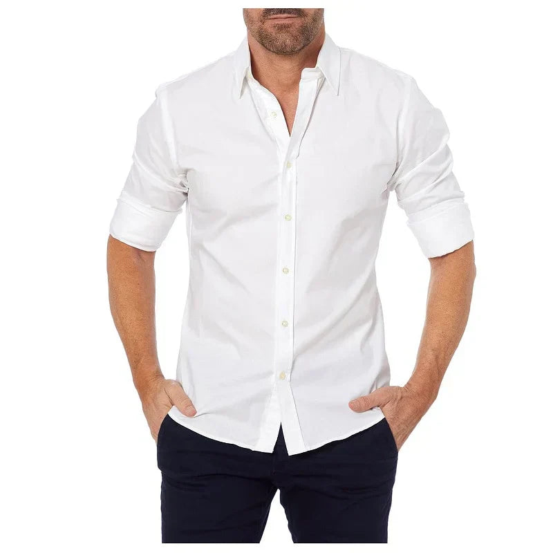 Camisa Slim Moderna con cierre innovador