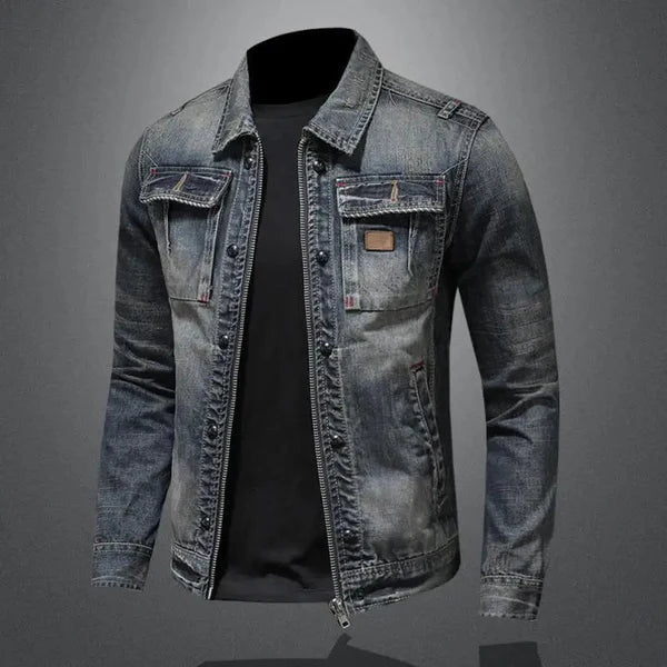 Pyery | Chaqueta vaquera masculina con estilo urbano