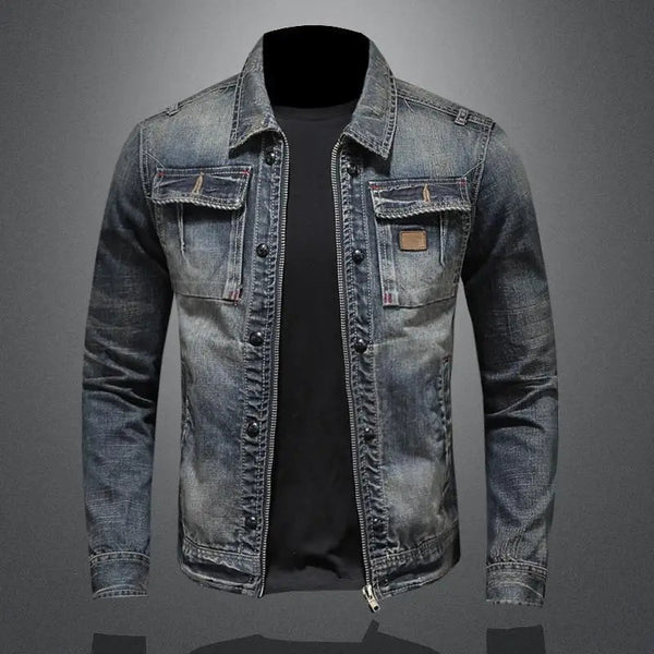 Pyery | Chaqueta vaquera masculina con estilo urbano