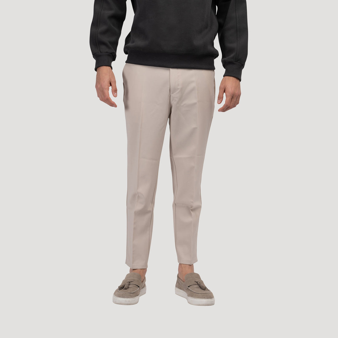 ANDONG - Pantalones slim fit de lino