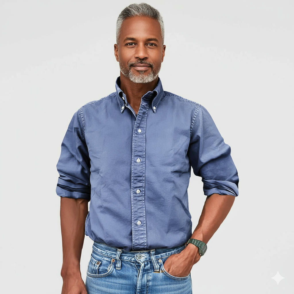 Camisa Clásica de Tejido de Primera Calidad