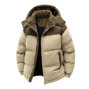 Chaqueta Acolchada de Invierno – Estilo Premium y Forro de Pana