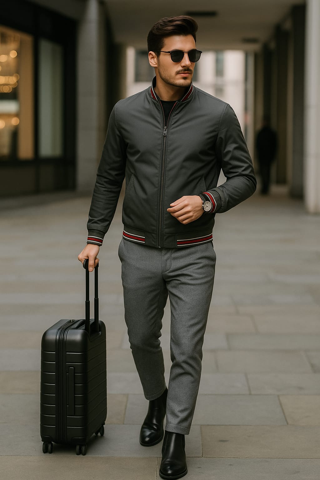 Chaqueta Bomber para Hombre – Estilo Urbano