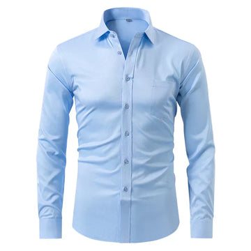 Camisa slim Especial sin arrugas para un look impecable