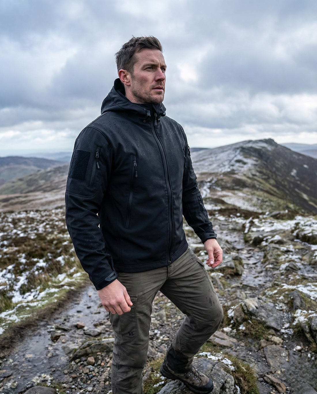 Chaqueta Softshell VORTEX| Protección Total Contra el Frío