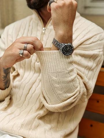 Jersey Premium Quarter-Zip | Edición Old Money & Confort